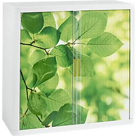Paperflow Roldeurkast, roldeuren bladeren, hoogte 1040 mm