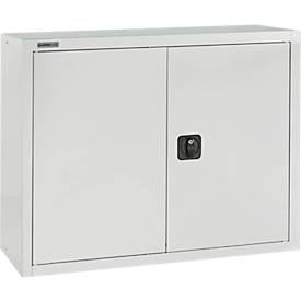 Schäfer Shop Select opzetkast, afsluitbaar, hoogte 800 mm, breedte 800 mm, lichtgrijs