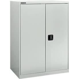 Schäfer Shop Select Draaideurkast  MS-i 12408, plaatstaal, B 800 x D 400 x H 1215 mm, 3 OH, lichtgrijs, tot 150 kg