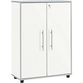 Schäfer Shop Select Schäfer Shop  Select Archiefkast Moxxo IQ, hout, 2 legborden, 3 ordnerhoogten, B 801 x D 362 x H 1115 mm, afsluitbaar, wit