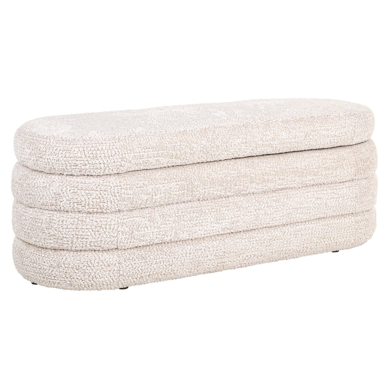 Richmond Interiors Richmond Poef Camile - Lovely cream
