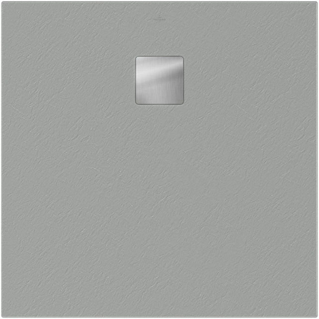 Villeroy & Boch Excello douchevloer 90x90cm polyurethaan/acryl nature grey uda9090exc1v-3n