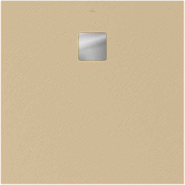Villeroy & Boch Excello douchevloer 90x90x4cm polyurethaan/acryl sand uda9090exc1v-4n
