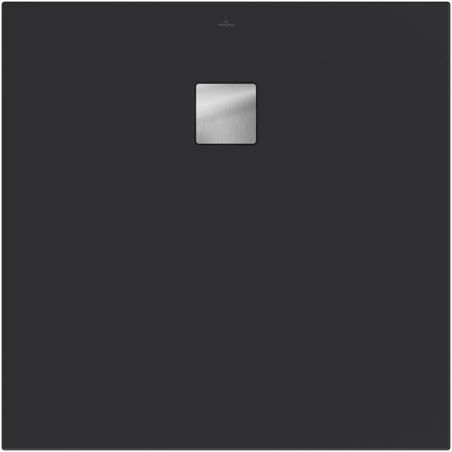 Villeroy & Boch Excello douchevloer 100x100cm polyurethaan/acryl Anthracite uda1010exc1v-1s