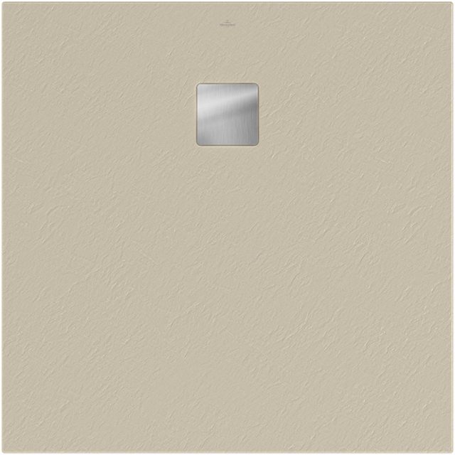 Villeroy & Boch Excello douchevloer 100x100cm polyurethaan/acryl Nature Creme uda1010exc1v-2n