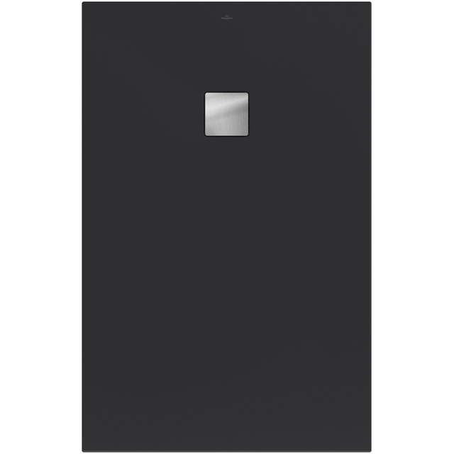 Villeroy & Boch Excello douchevloer 140x90cm polyurethaan/acryl Anthracite uda1490exc2v-1s