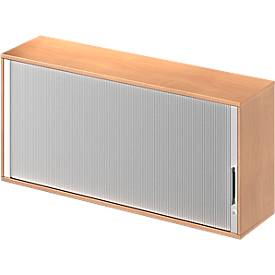 Schäfer Shop Genius Opzet-roldeurkast TETRIS WOOD, 2 ordnerhoogten, B 1600, beukenpatroon