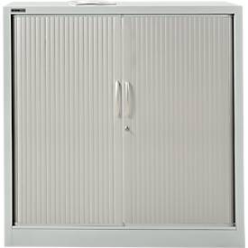 Schäfer Shop Select Roldeurkast MS iCONOMY, staal, 3 ordnerhoogten, B 1200 x D 400 x H 1215 mm, lichtgrijs RAL 7035