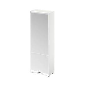 Schäfer Shop Genius Roldeurkast met verticale roldeur TETRIS WOOD, 5,5 ordnerhoogten, H 2270 mm, hoogte incl. glijders, wit