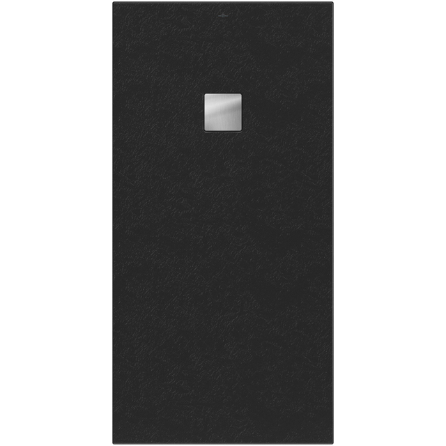 Villeroy & Boch Excello douchevloer 160x80cm polyurethaan/acryl Nature Anthracite uda1680exc2v-1n