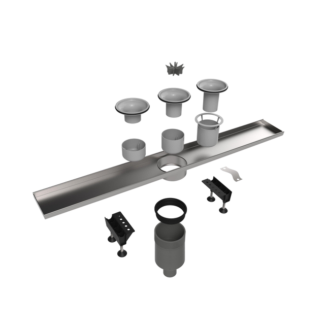 Easy Drain Multi 50 inbouwdeel los 9.8x110cm met 30/35/50cm waterslot edmi1100-o