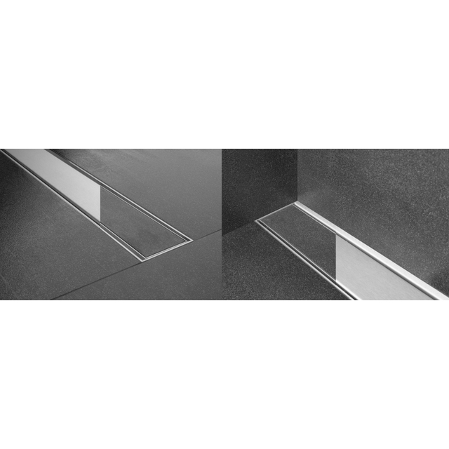 Easy Drain Multi TAF afvoergoot enkele plaat 180cm met Zero design rooster RVS edmtaf1800