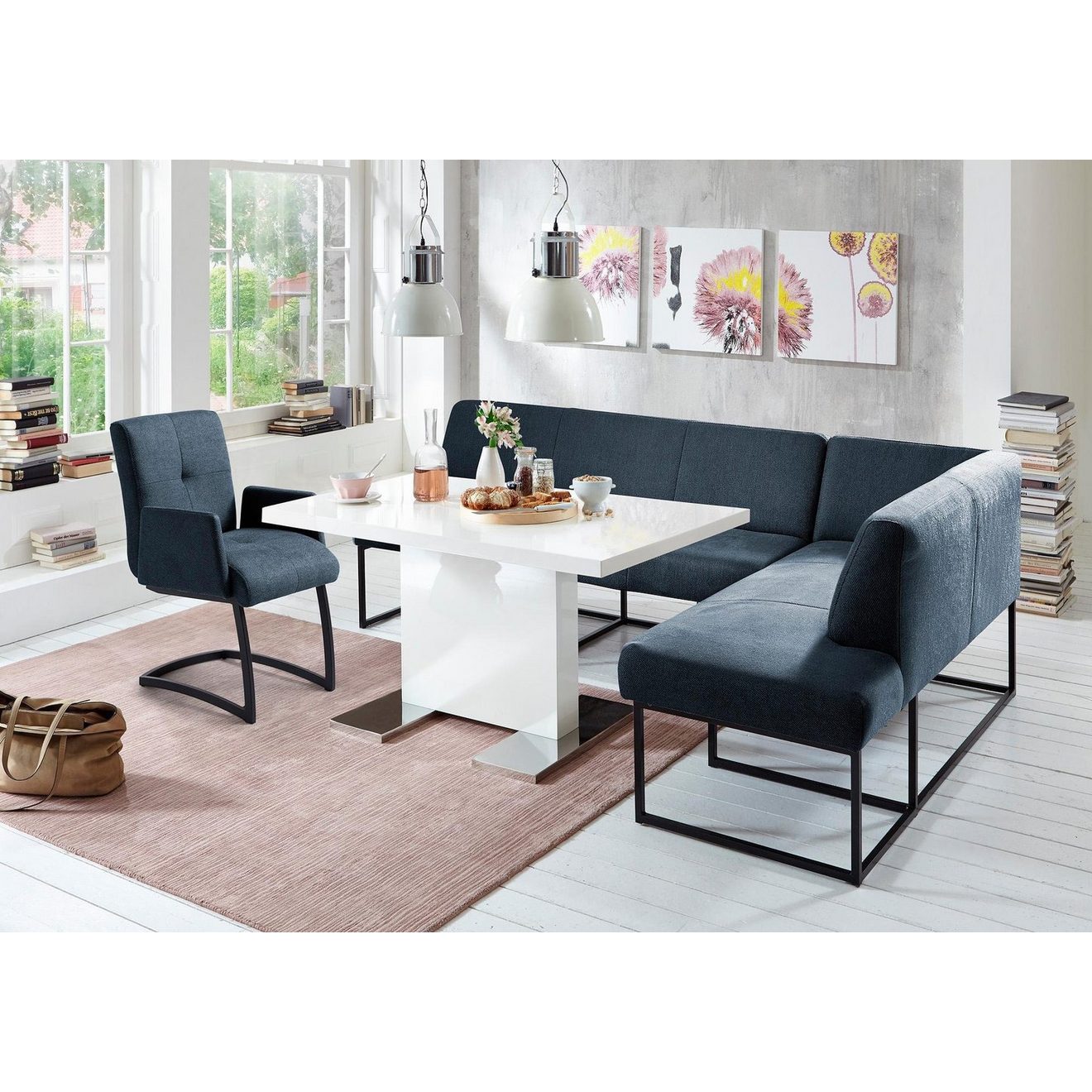 Exxpo - sofa fashion Hoekbank Affogato, comfortabel en elegant, hoogwaardige afwerking