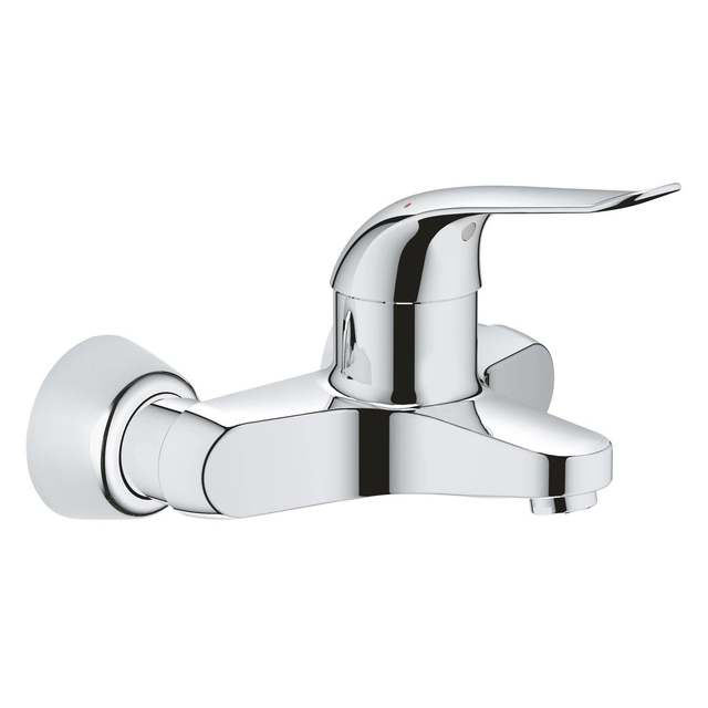 Grohe Euroeco wandkraan met koppelingen chroom 32776000