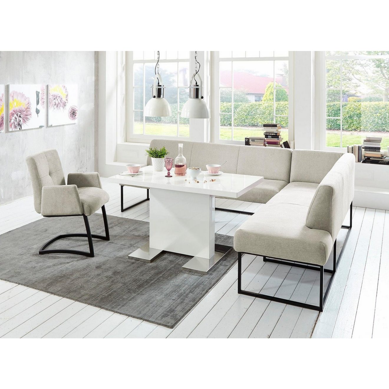 Exxpo - sofa fashion Hoekbank Affogato, hoog zitcomfort, comfortabel