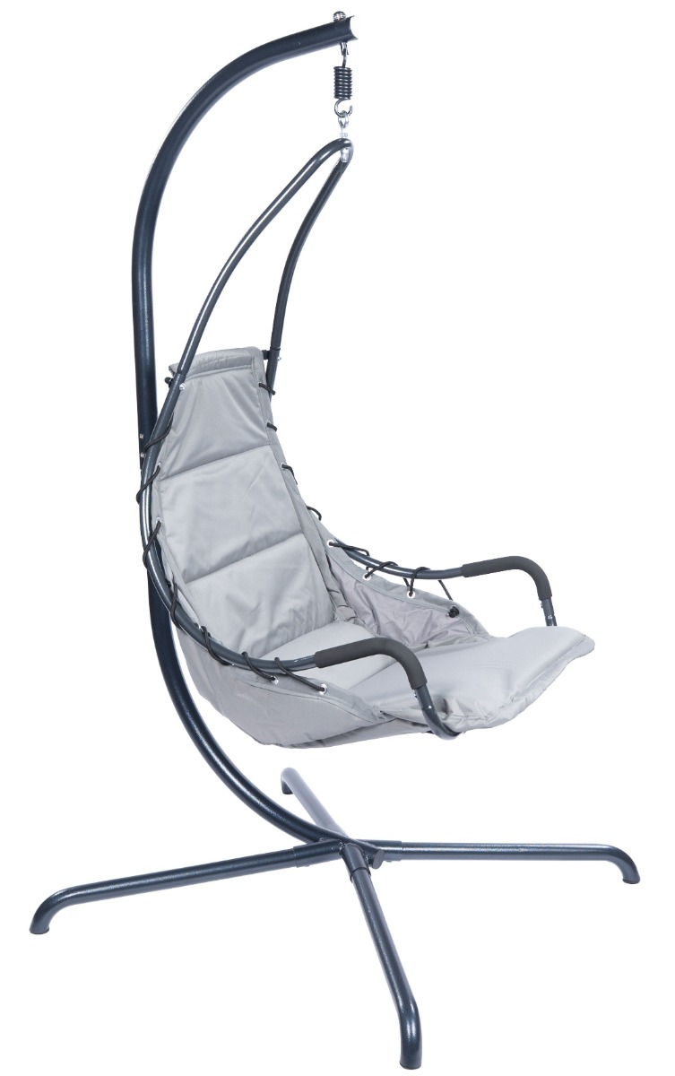 Tropilex 'Swinger' Grey Hangstoelset - 160 kg - Zwart - 
