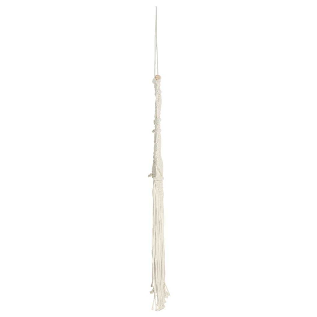 vidaXL Wandhanger macramé 40x80 cm katoen