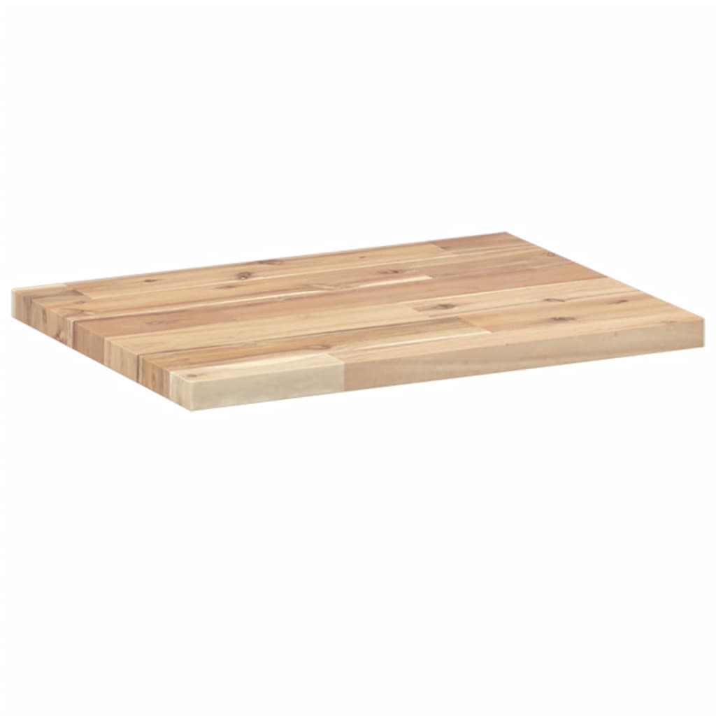 vidaXL Wandschap zwevend 40x30x2 cm onbehandeld massief acaciahout