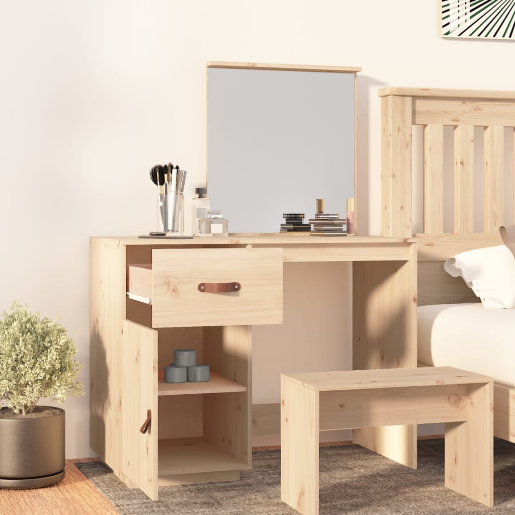vidaXL Kaptafel 95x50x134 cm massief grenenhout