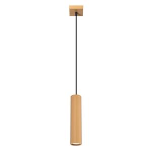 SOLLUX LIGHTING Pendellampe Karbon, goldfarben, &Oslash; 6 cm, Aluminium