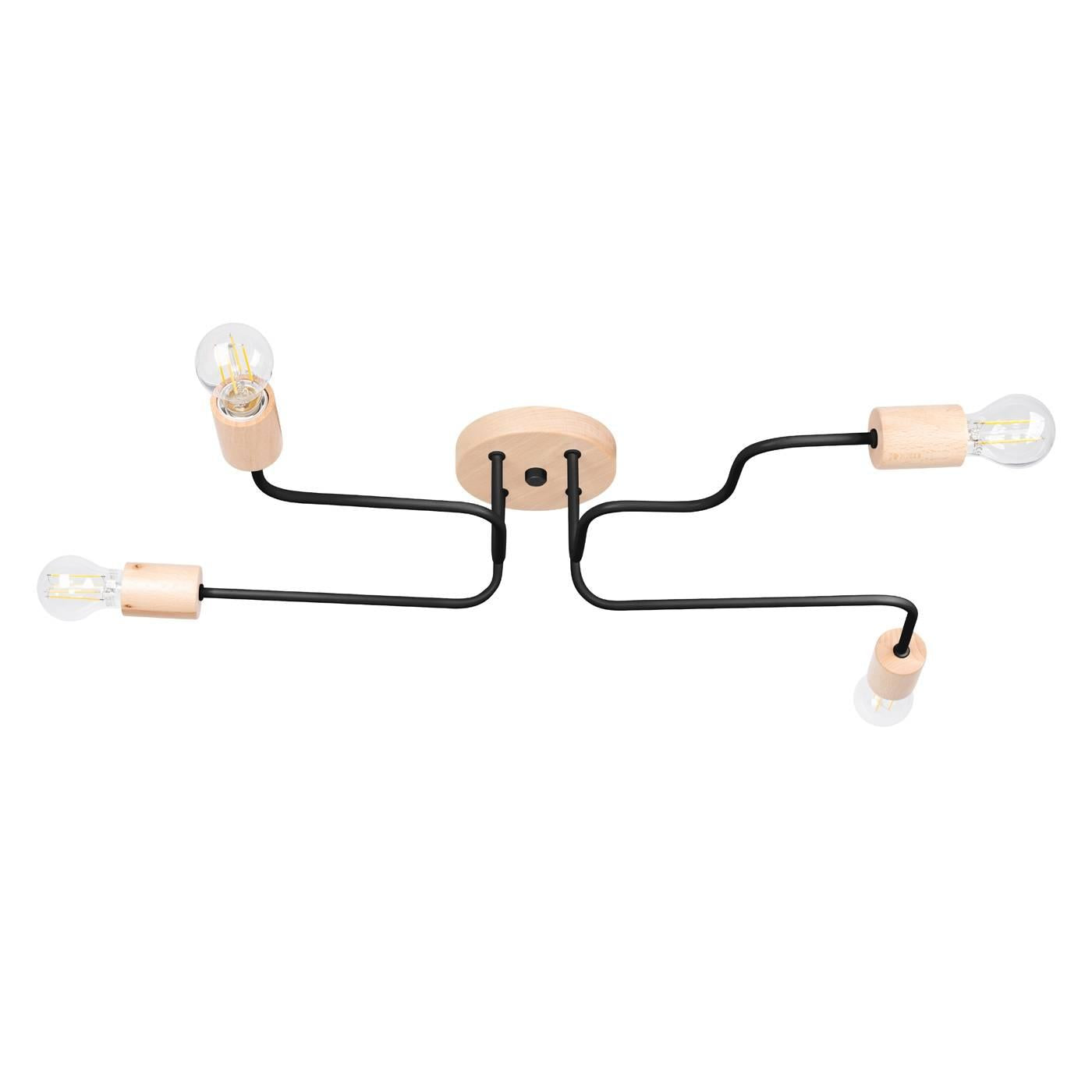 Sollux Kroonluchter Timbo 4-lichts | 