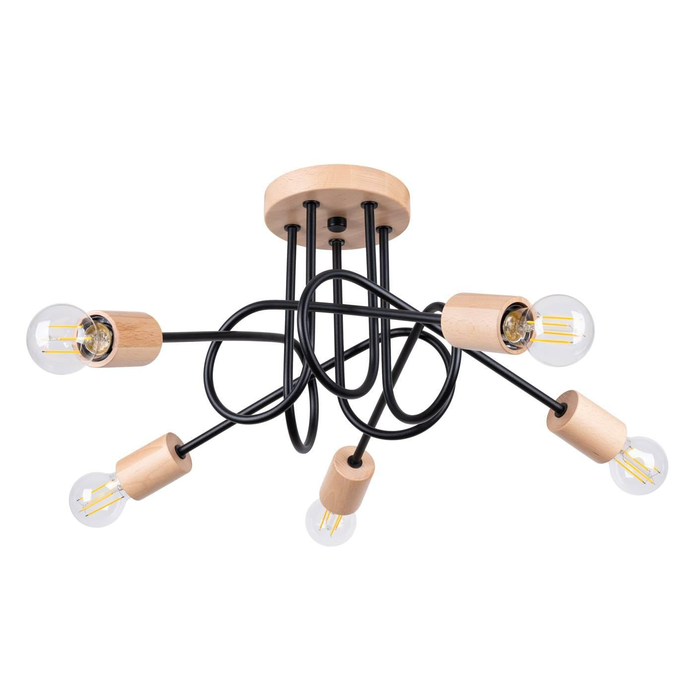 Sollux Kroonluchter Ember 5-lichts | 