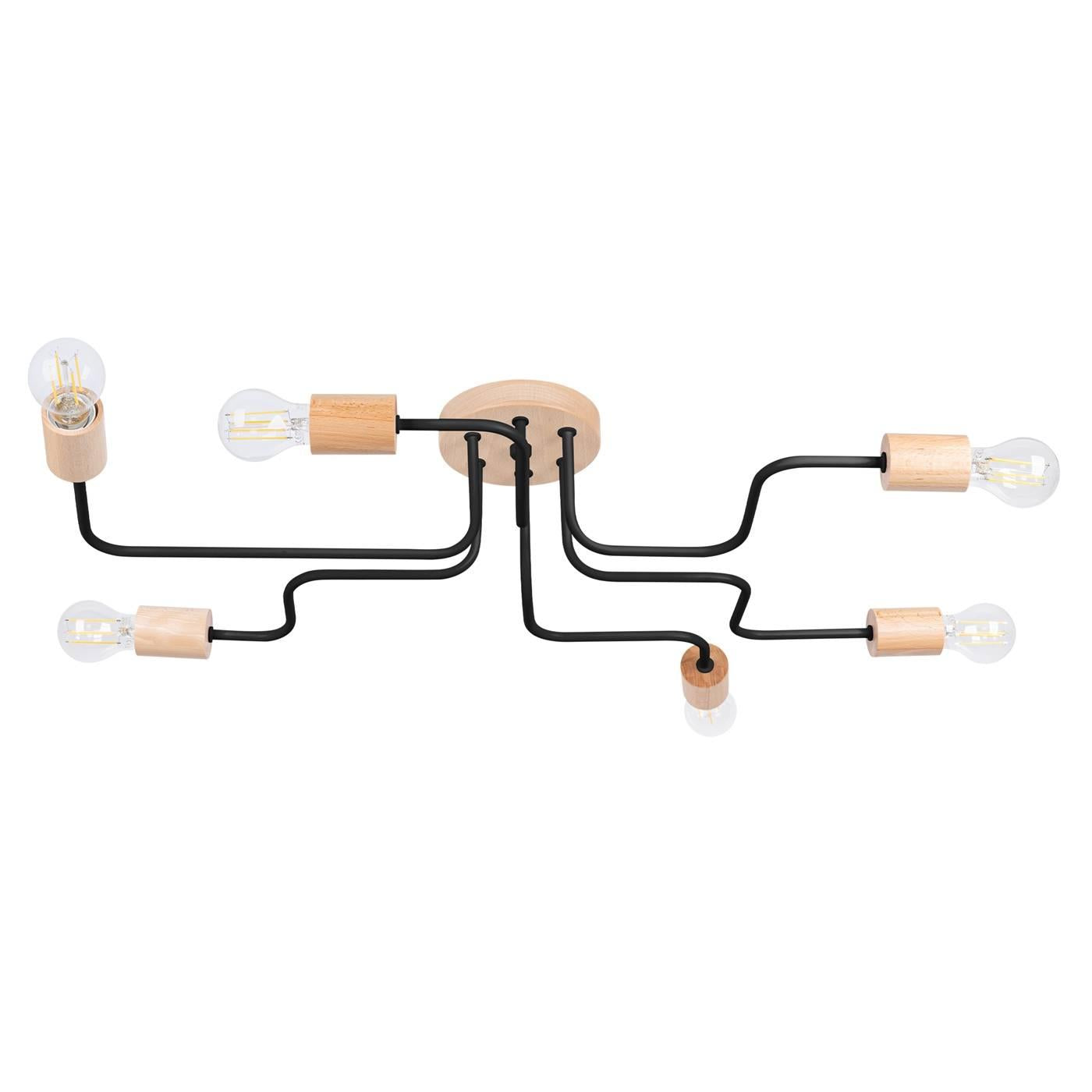 Sollux Kroonluchter Timbo 6-lichts | 