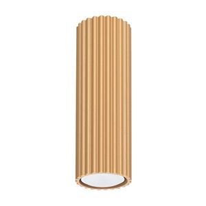 SOLLUX LIGHTING Deckenleuchte Karbon, goldfarben, H&ouml;he 20 cm, Aluminium
