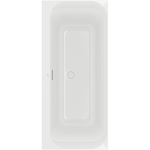 Villeroy & Boch Loop duobad - 170x75cm - rechthoek - acryl Wit Alpin glans uba170lsf2v-01