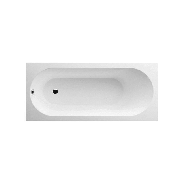 Villeroy & Boch Oberon kunststof bad quaryl rechthoekig 180x80x47cm incl. poten mat wit ubq180obe2v-rw