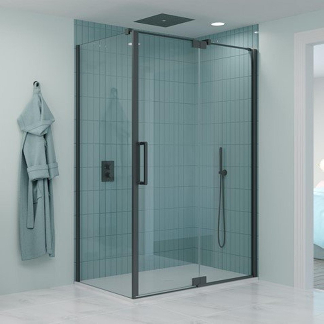 Crosswater Optix Zijpaneel - voor Pivot inline - 80cm - Leisteen OXPDSPTC0800