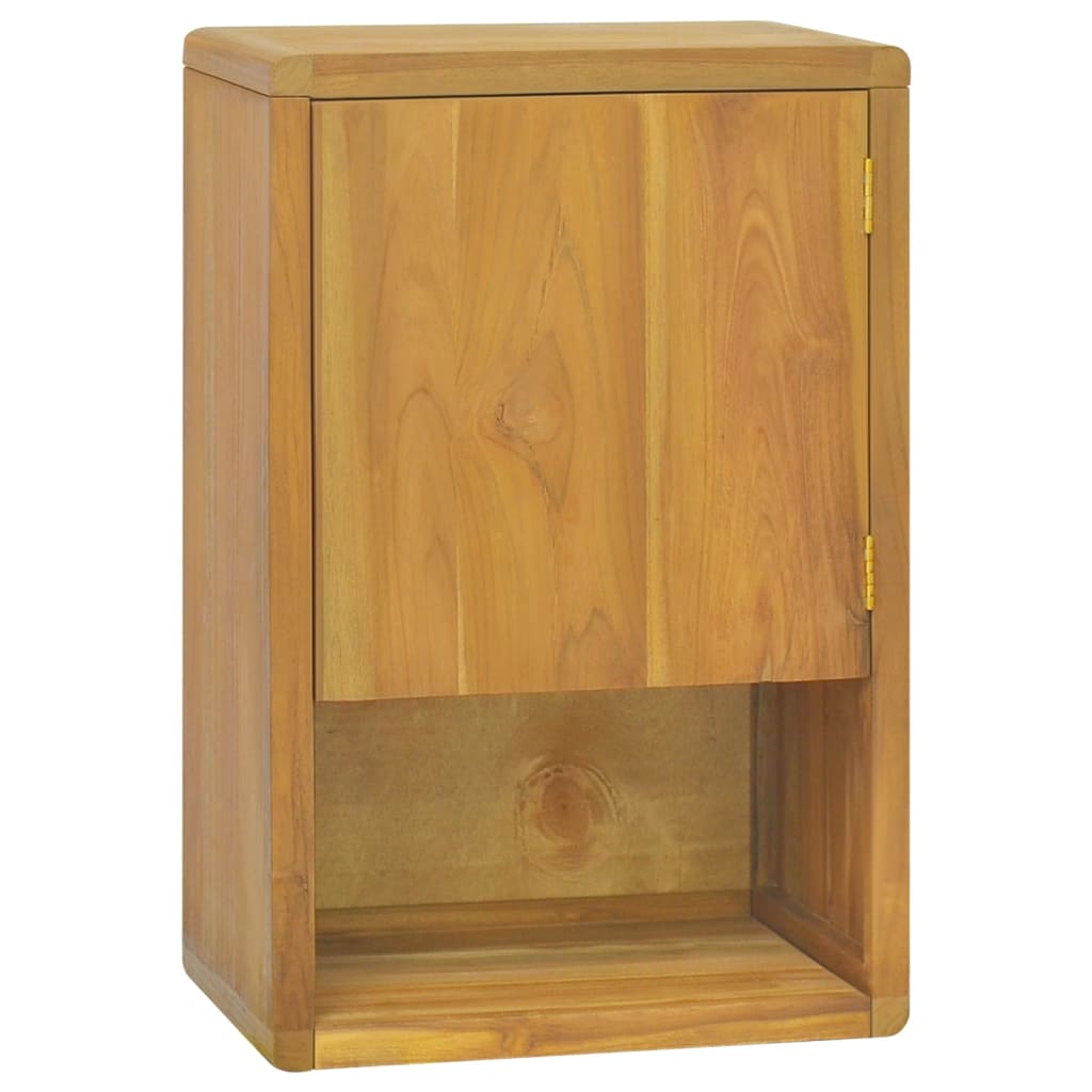 VidaXL Badkamerwandkast 45x30x70 cm massief teakhout