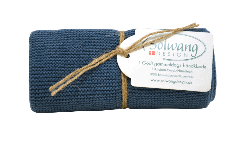 Solwang Design Solwang Desing - keukendoek - donker rustiek blauw