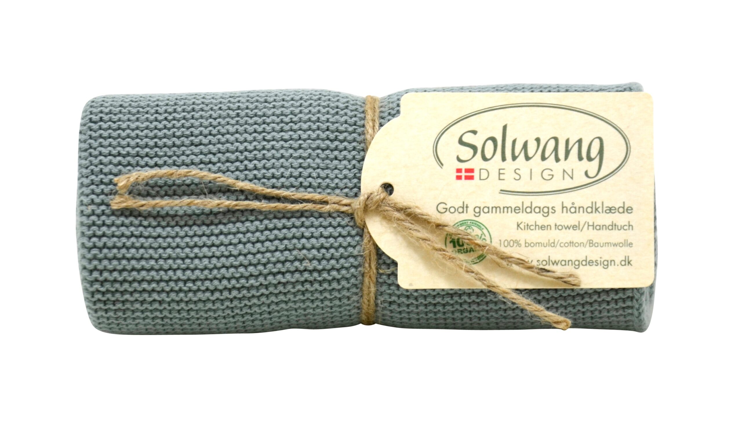 Solwang Design  keukendoek Artic Green - organic