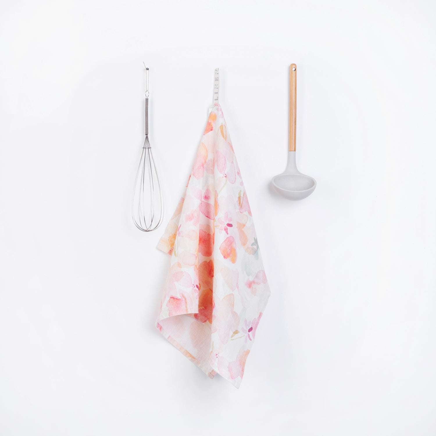 Linen Tales  linnen theedoek Floral - 45 x 65 cm