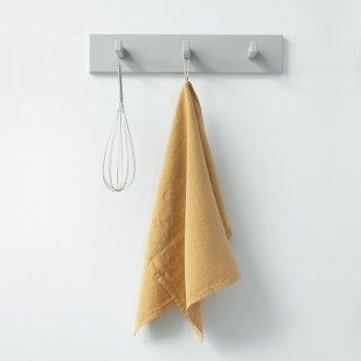 Linen Tales  linnen theedoek - mustard - 45 x 65 cm.