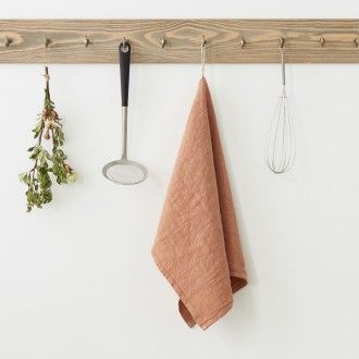 Linen Tales  linnen theedoek - cafe creme - 45 x 65 cm.