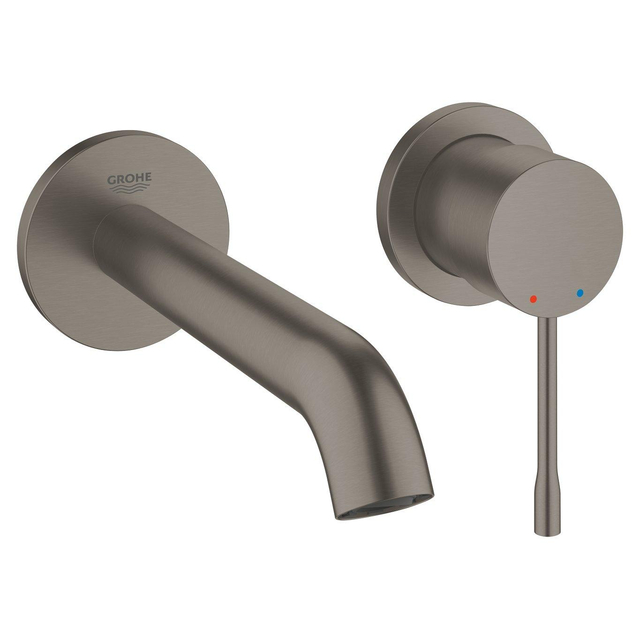 Grohe Essence Wastafelkraan Inbouw - uitloop 18.3cm - M-size - Brushed Hard Graphite 29192AL1