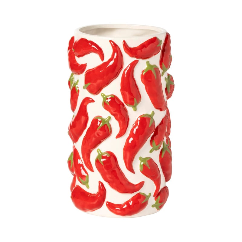 Xenos Keukengerei pot peper - rood - ø11.5x20 cm