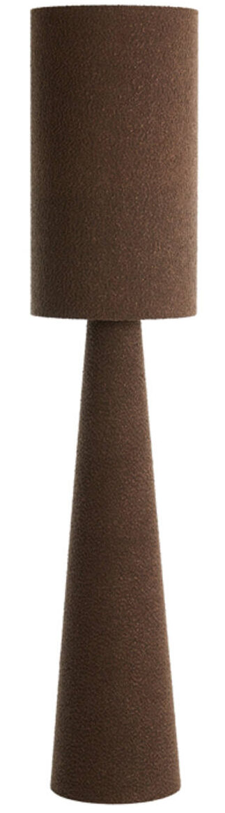 Vloerlamp Micky - Bouclé Bruin