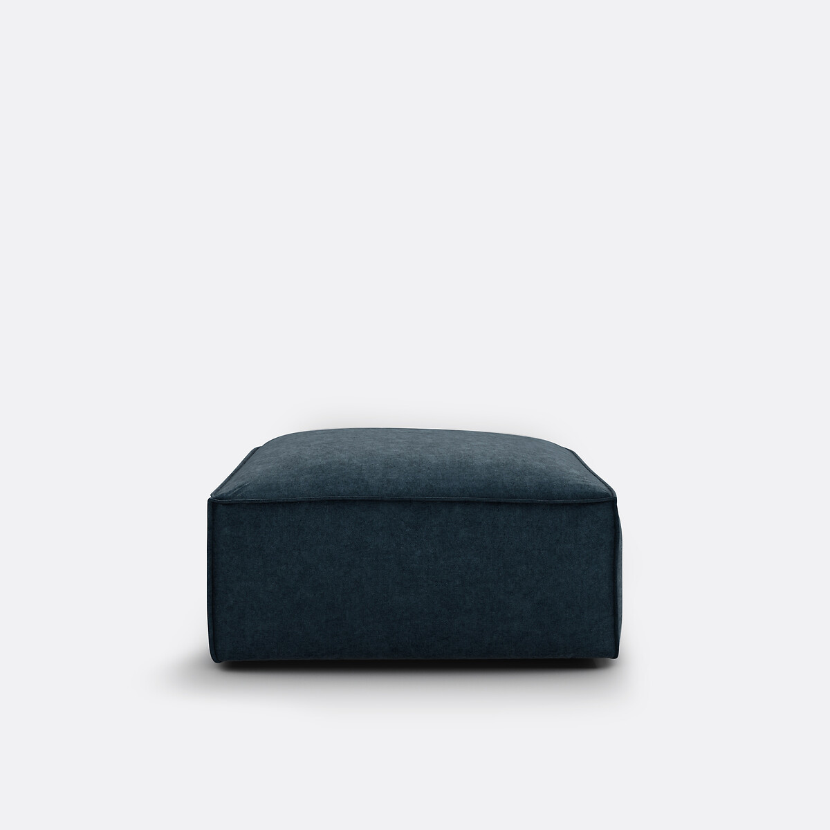 LA REDOUTE INTERIEURS Modulaire poef van getextureerd fluweel, Seven