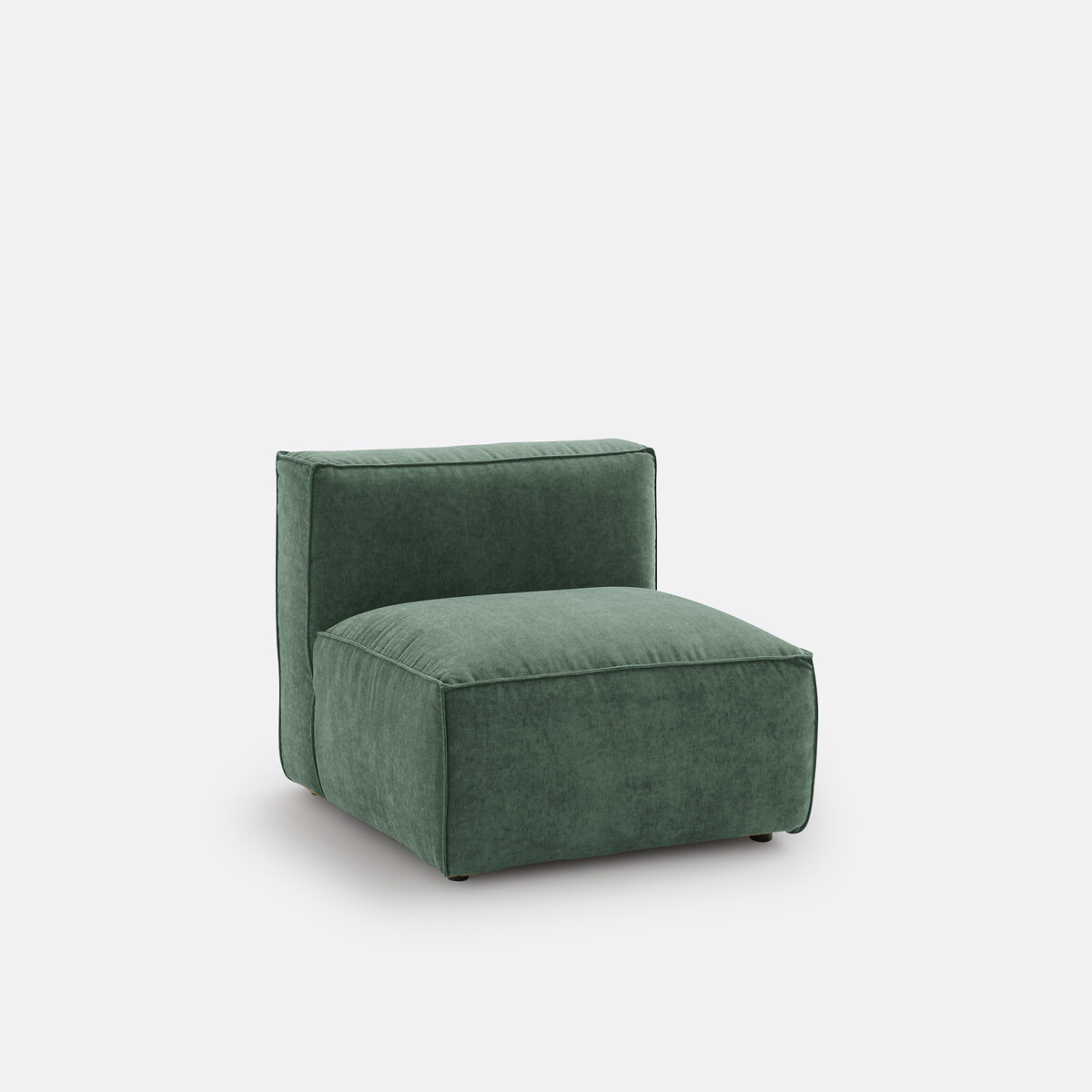 LA REDOUTE INTERIEURS Modulaire bank van getextureerd fluweel, Seven