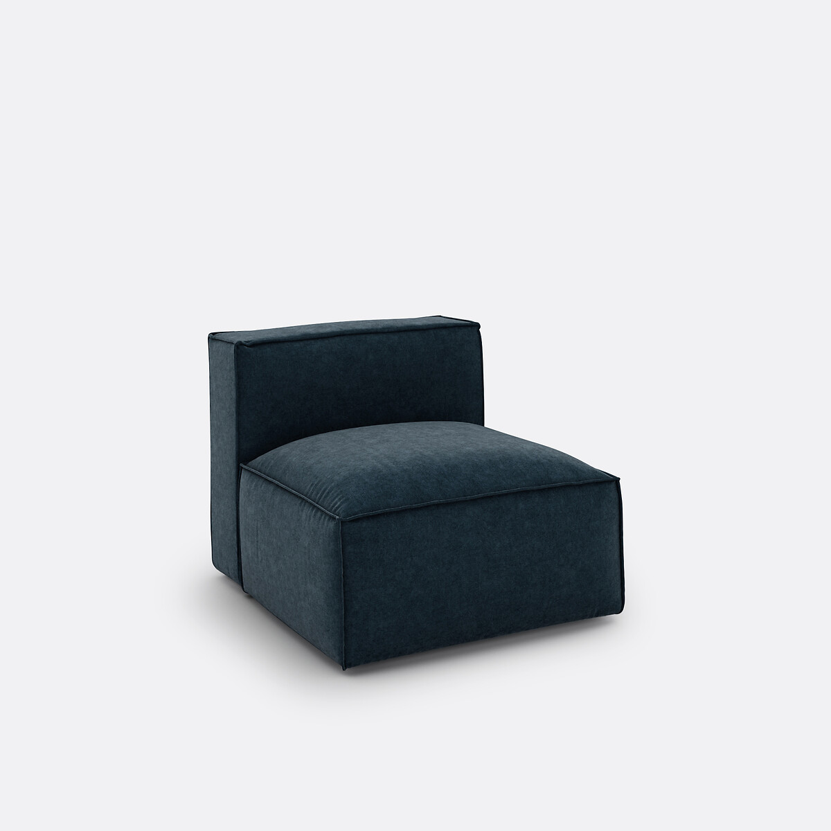 LA REDOUTE INTERIEURS Modulaire bank van getextureerd fluweel, Seven