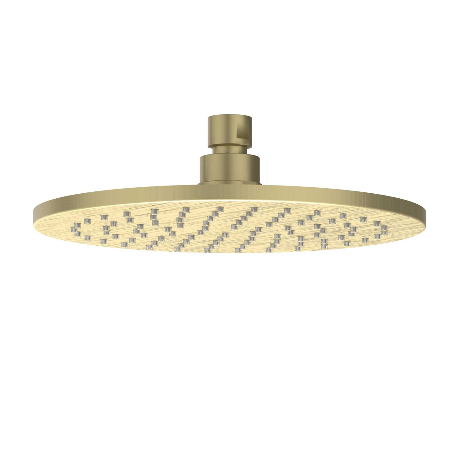 IVY Hoofddouche  Medium 25 cm Anti-Kalk Nozzels RVS316 Geborsteld Mat Goud PVD