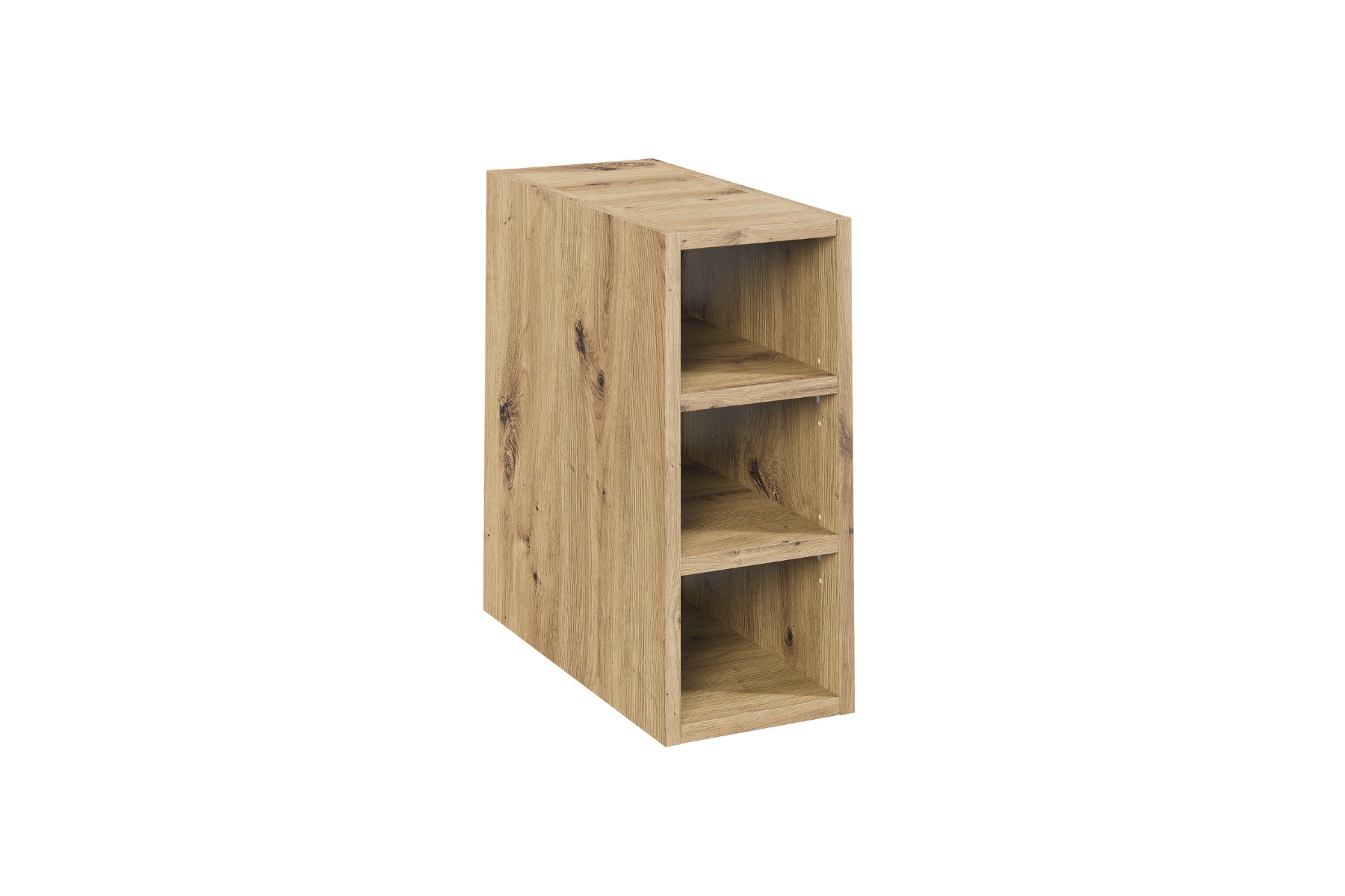 Comad Artisan half hoge open kast 20x57 eiken