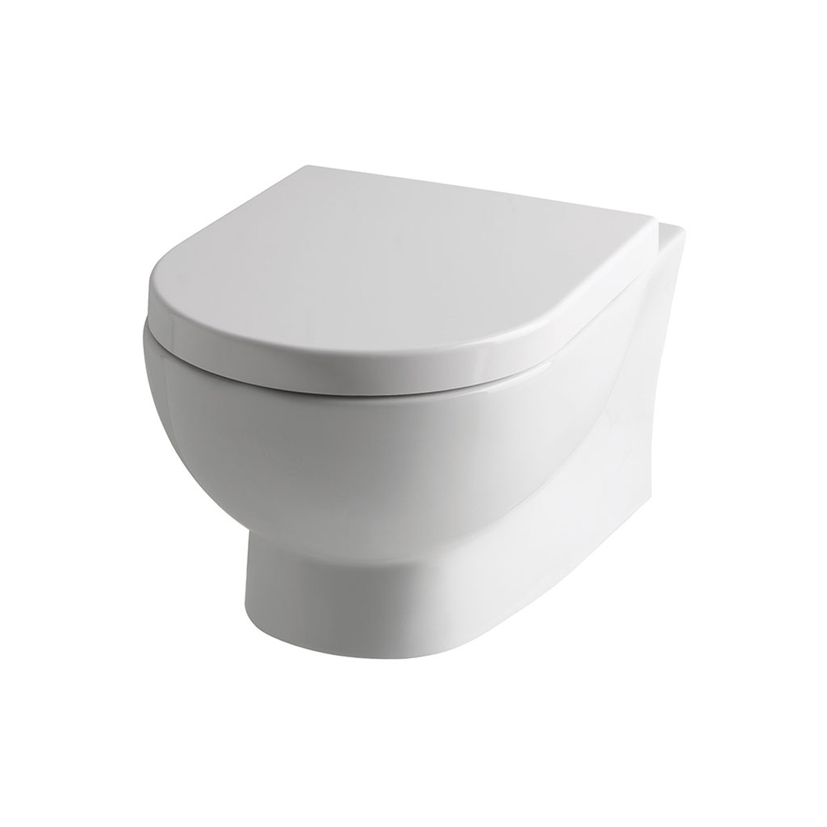 Eastbrook Farringdon randloos hangend toilet wit glans
