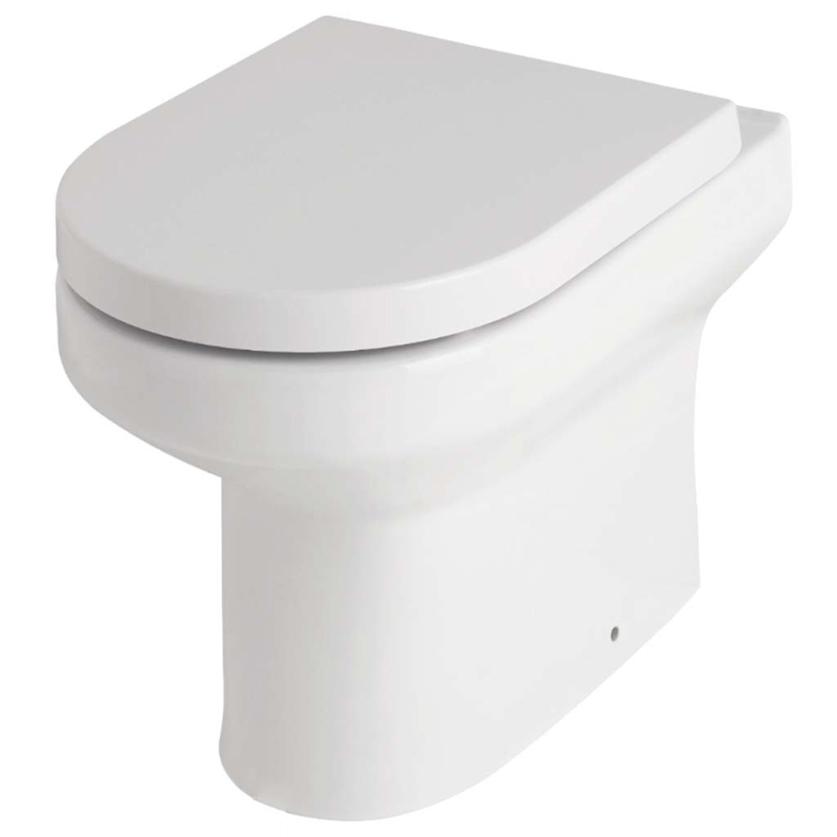Eastbrook Kenley staand randloos toilet wit glans