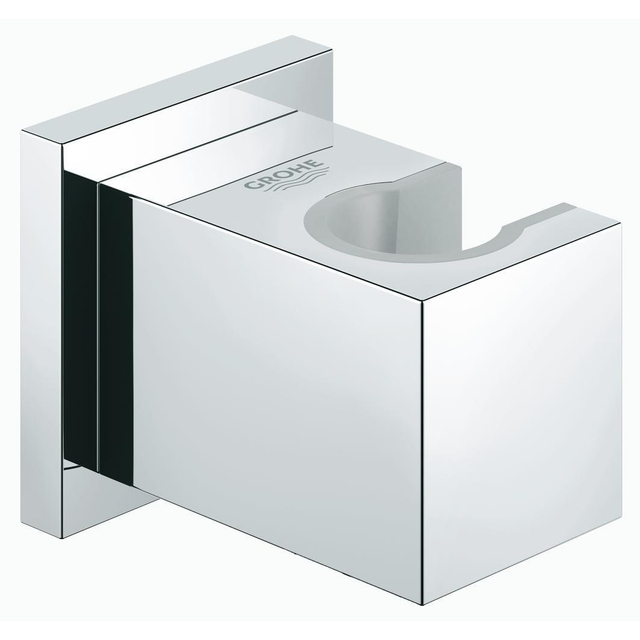 Grohe Euphoria Cube Handdouchehouder - niet verstelbaar - vierkante rozet - chroom 27693000
