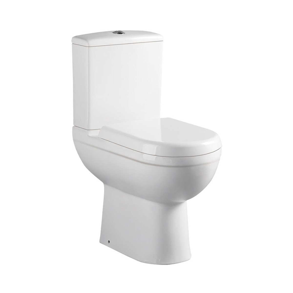 Eastbrook Dura Comfort randloze toiletpot wit glans