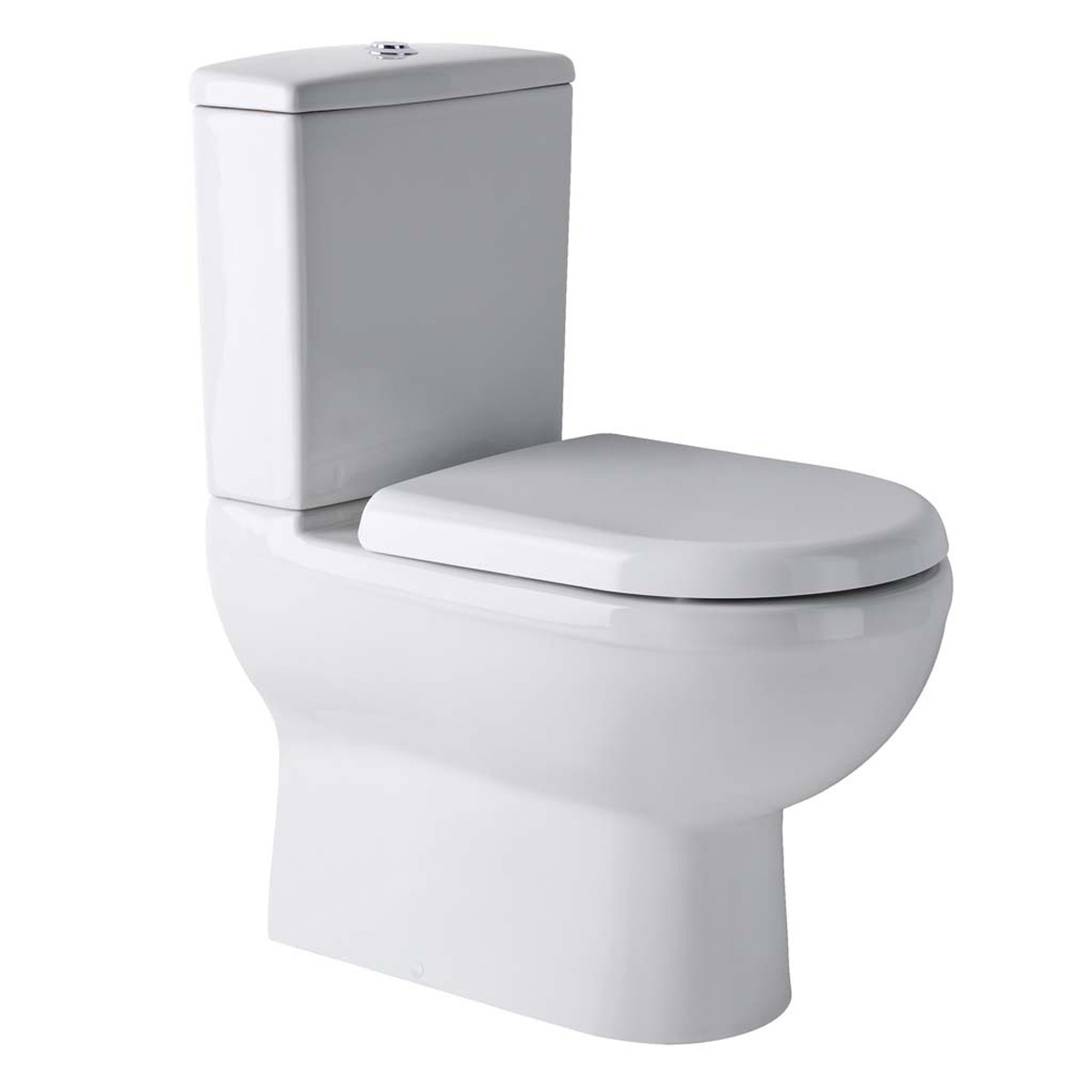 Eastbrook Dura Comfort randloze toiletpot back to wall wit glans